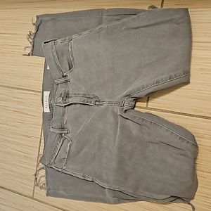 Pacsun gray ankle ripped jegging